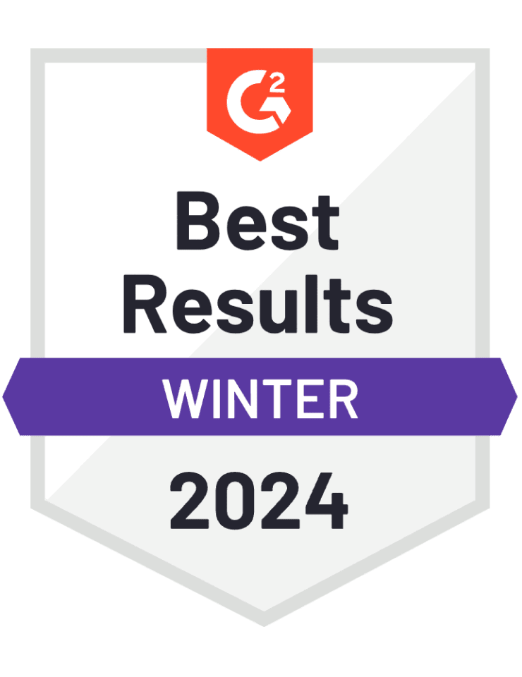 G2 best results, winter 2024