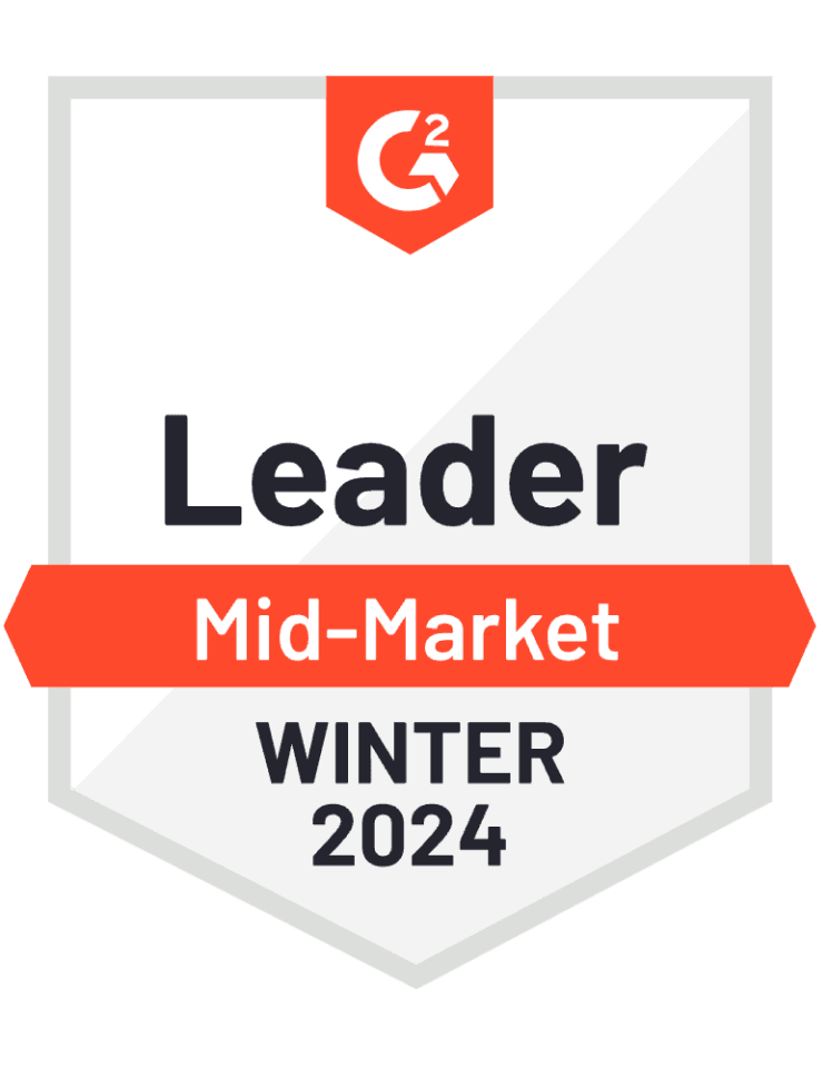 G2 leader mid-market, winter 2024
